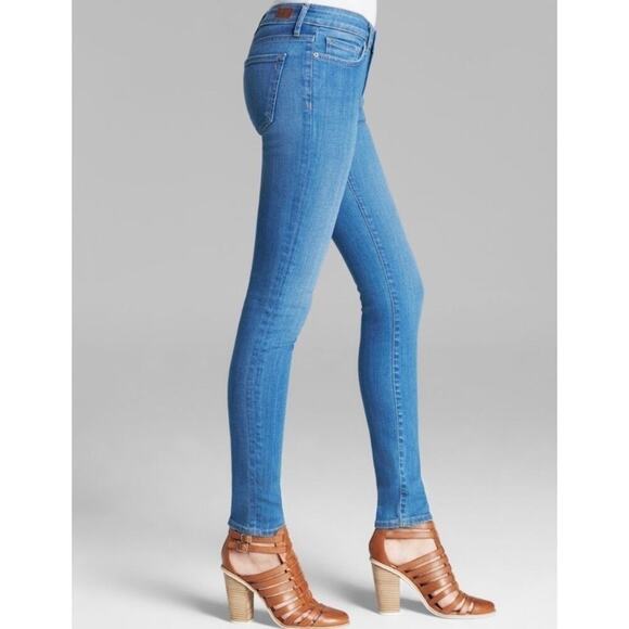 Joie Mid Rise Light Wash Skinny Jeans - Picture 3 of 7